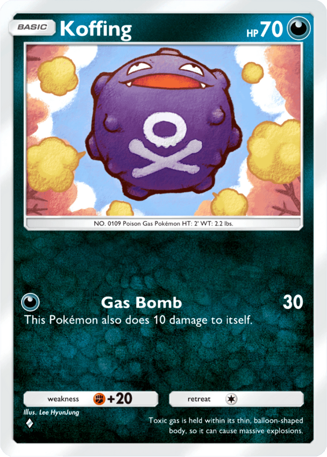 Koffing - card B3-101 in Pokémon TCG Pocket