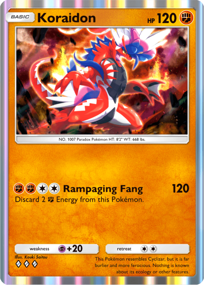 Koraidon - card B2a-063 in Pokémon TCG Pocket