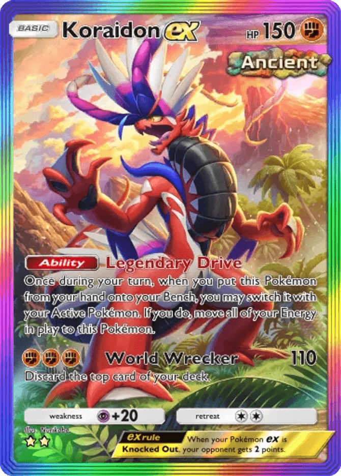 Koraidon ex - card B3a-092 in Pokémon TCG Pocket