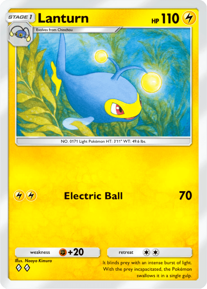 Lanturn - card B3-058 in Pokémon TCG Pocket
