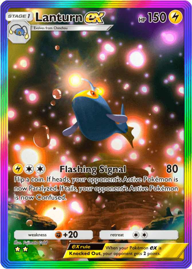 Lanturn ex - card A4-204 in Pokémon TCG Pocket