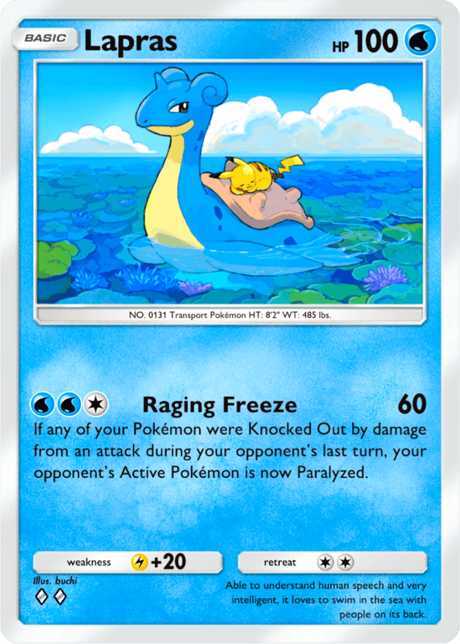 Lapras - card B2b-017 in Pokémon TCG Pocket