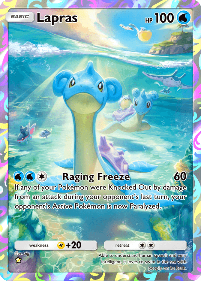 Lapras - card B2b-070 in Pokémon TCG Pocket