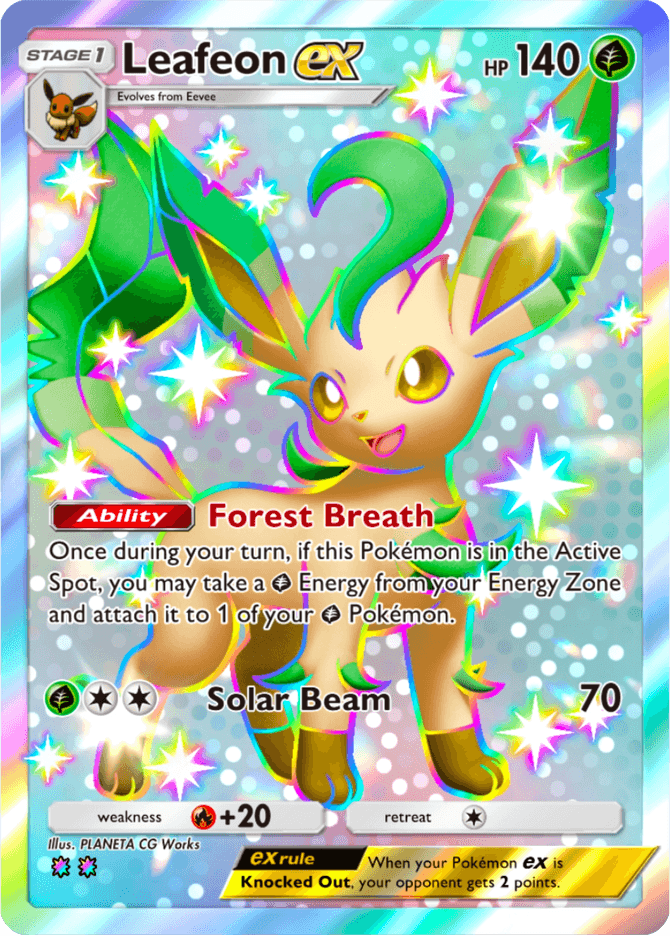 Leafeon ex - card A4-233 in Pokémon TCG Pocket