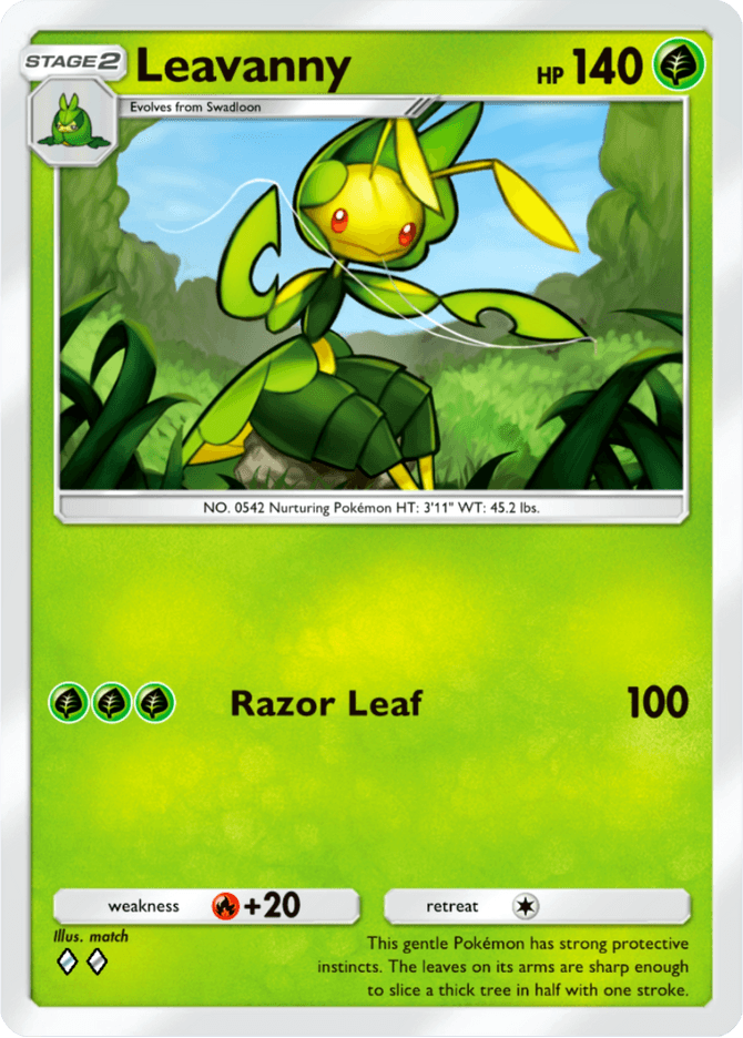 Leavanny - card B3-017 in Pokémon TCG Pocket