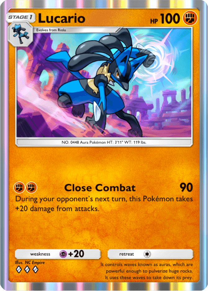 Lucario - card B3-080 in Pokémon TCG Pocket