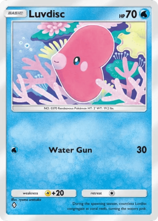 Luvdisc - card B3b-018 in Pokémon TCG Pocket