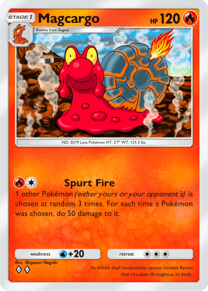 Magcargo - card A4-031 in Pokémon TCG Pocket
