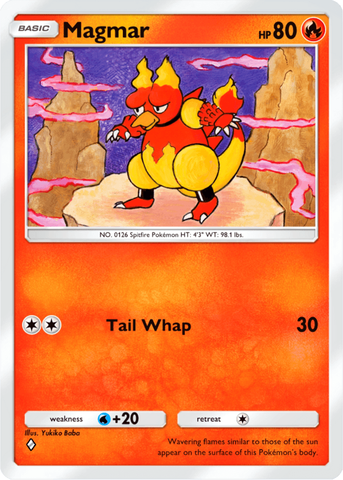 Magmar - card B2b-012 in Pokémon TCG Pocket