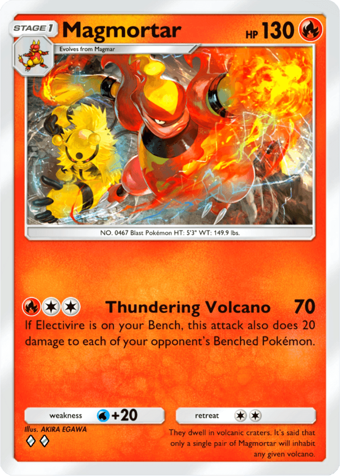 Magmortar - card B2b-013 in Pokémon TCG Pocket