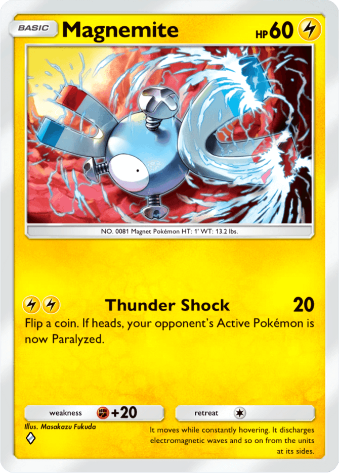 Magnemite - card B3-052 in Pokémon TCG Pocket