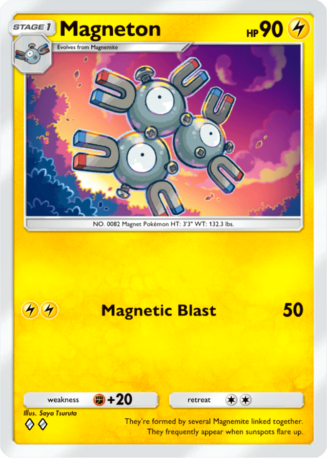 Magneton - card B3-053 in Pokémon TCG Pocket