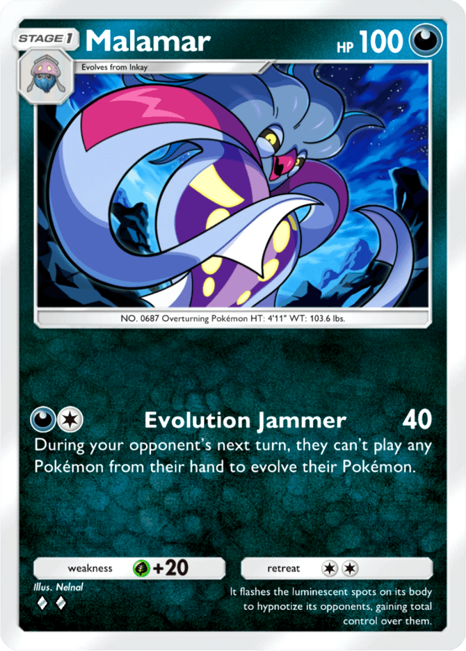 Malamar - card B3-112 in Pokémon TCG Pocket