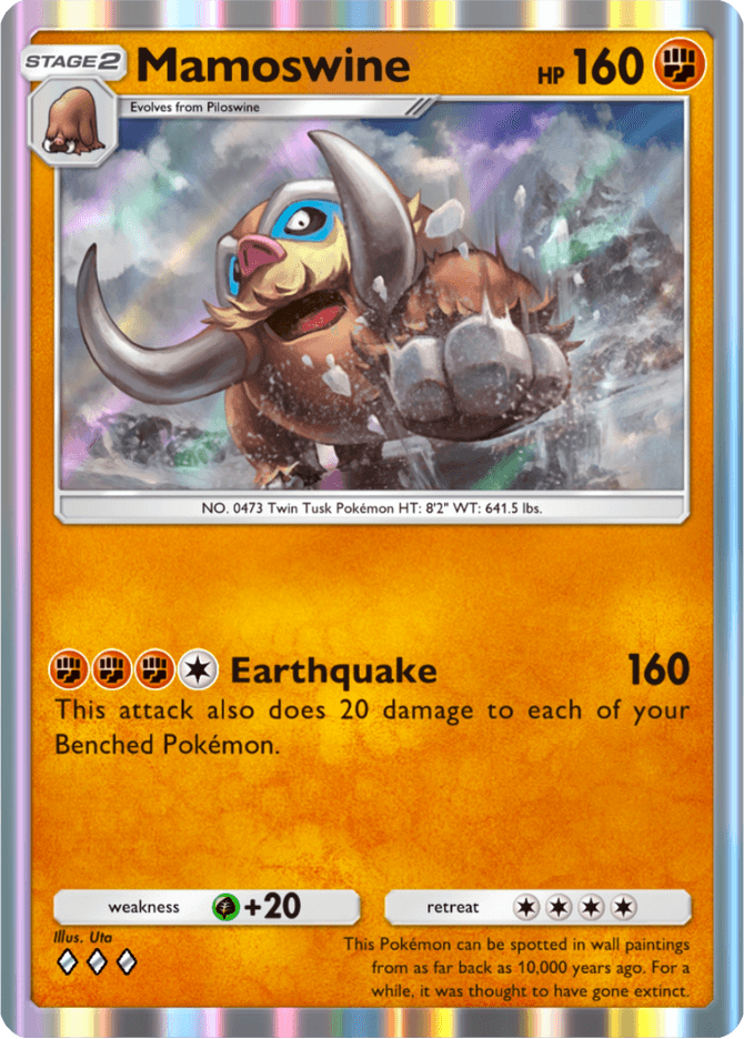 Mamoswine - card A4-098 in Pokémon TCG Pocket