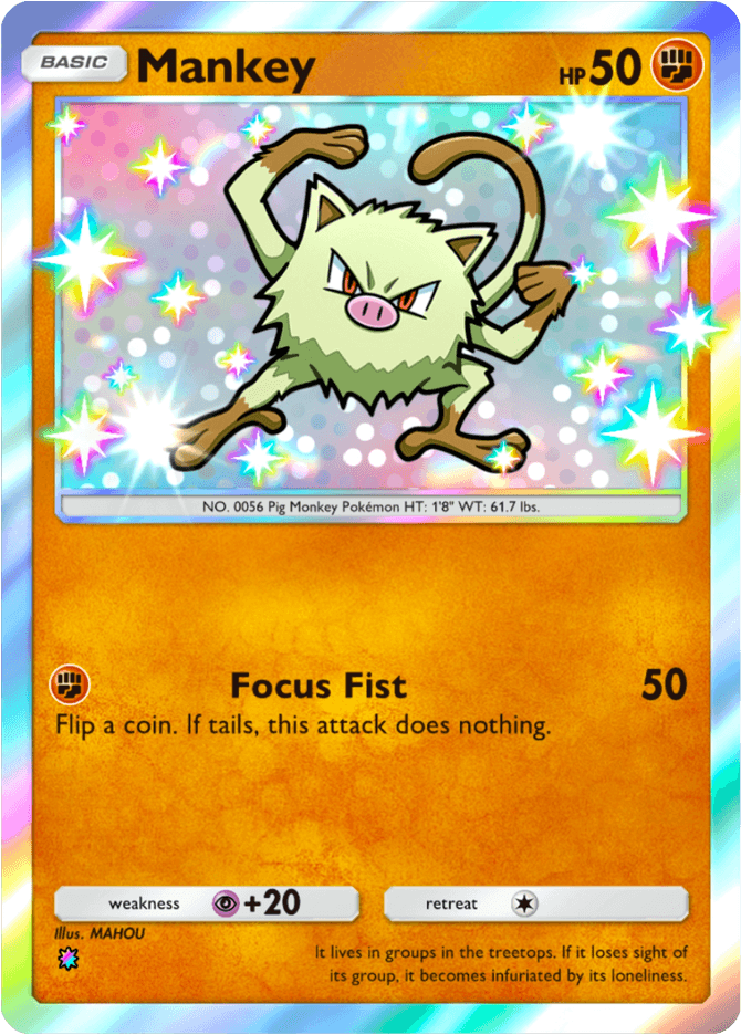 Mankey - card A4-221 in Pokémon TCG Pocket