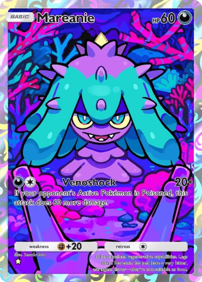 Mareanie - card B3b-074 in Pokémon TCG Pocket