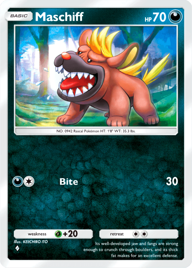 Maschiff - card B2a-067 in Pokémon TCG Pocket