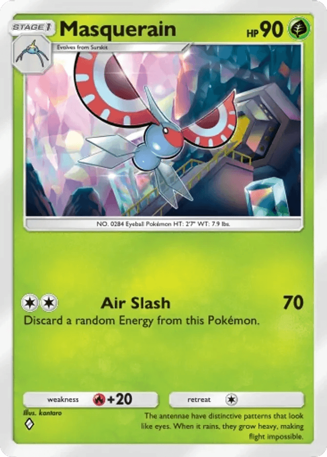 Masquerain - card B3a-002 in Pokémon TCG Pocket
