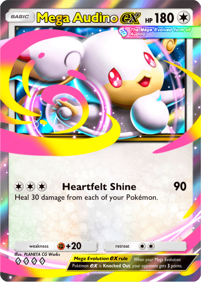 Mega Audino ex - card B3-141 in Pokémon TCG Pocket