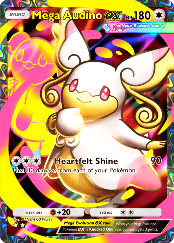 Mega Audino ex - card B3-189 in Pokémon TCG Pocket