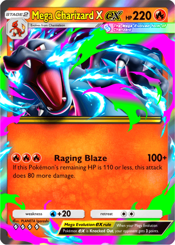 Mega Charizard X ex - card B2b-009 in Pokémon TCG Pocket