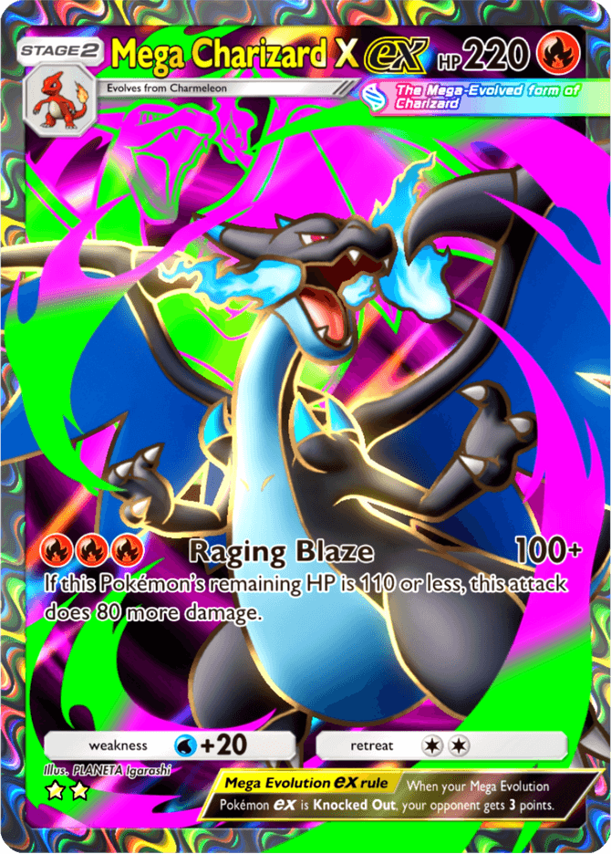 Mega Charizard X ex - card B2b-076 in Pokémon TCG Pocket
