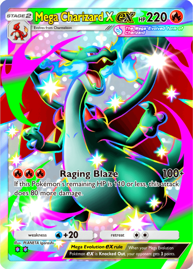 Mega Charizard X ex - card B2b-111 in Pokémon TCG Pocket