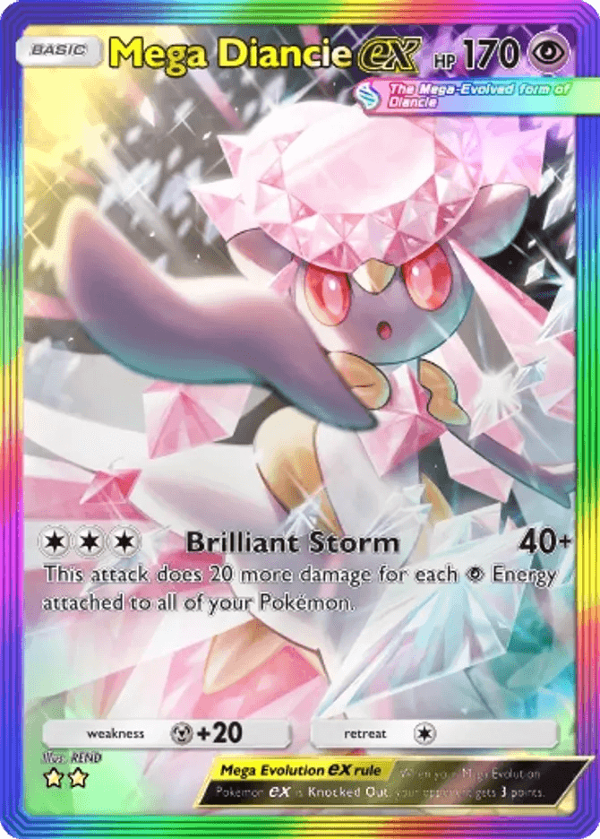 Mega Diancie ex - card B3b-087 in Pokémon TCG Pocket