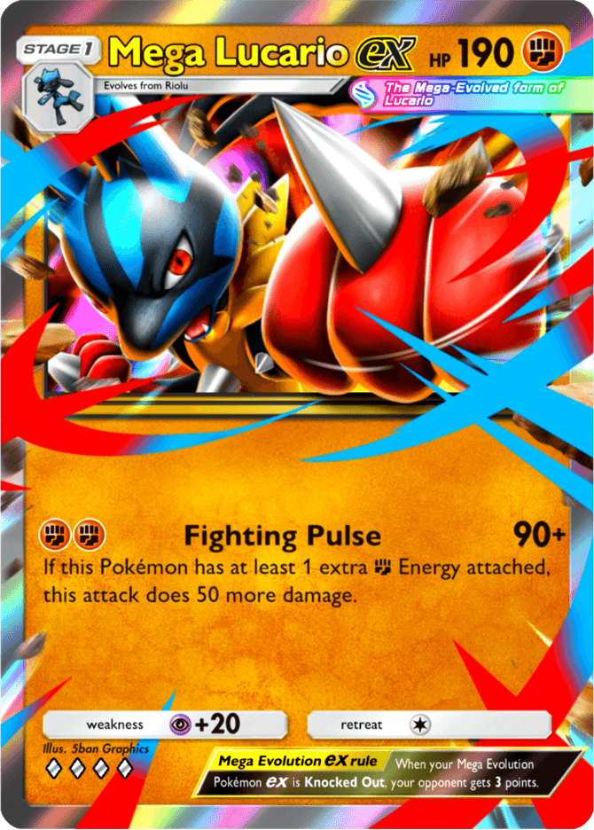Mega Lucario ex - card B3-081 in Pokémon TCG Pocket