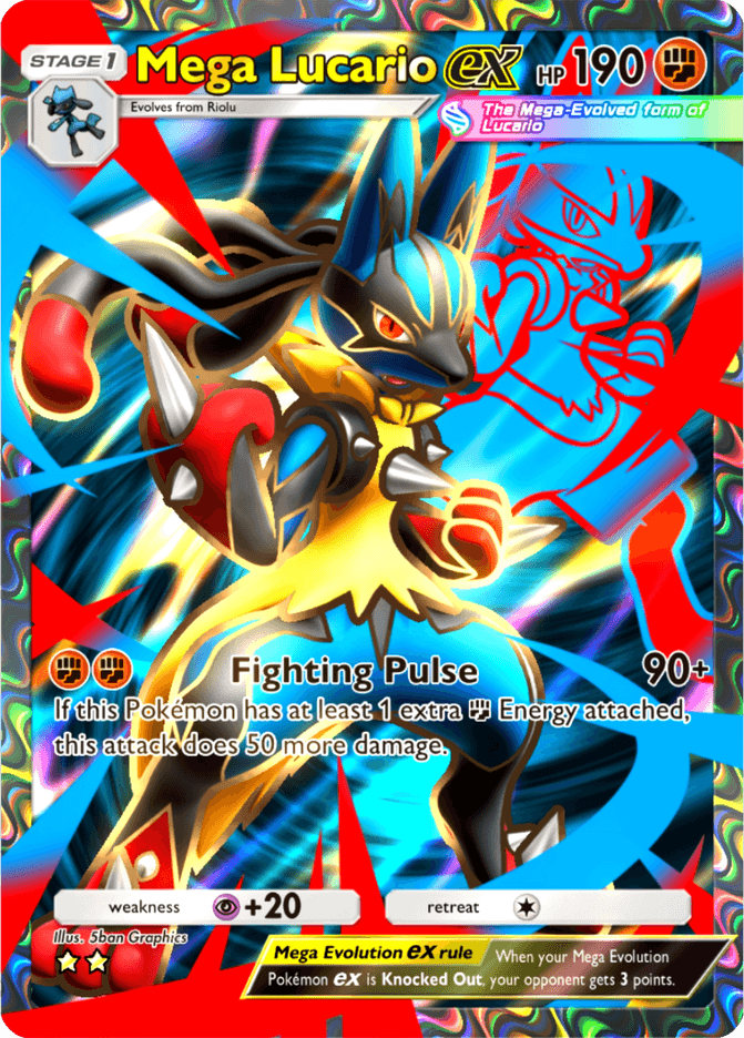 Mega Lucario ex - card B3-184 in Pokémon TCG Pocket