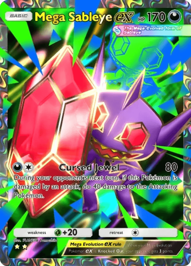 Mega Sableye ex - card B3b-081 in Pokémon TCG Pocket