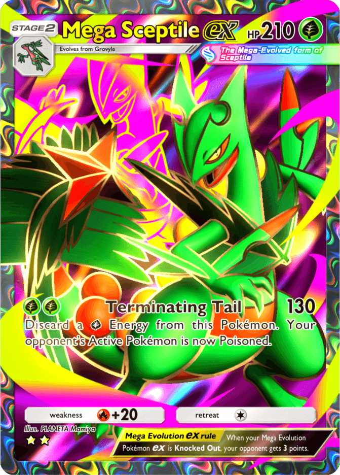 Mega Sceptile ex - card B3-180 in Pokémon TCG Pocket