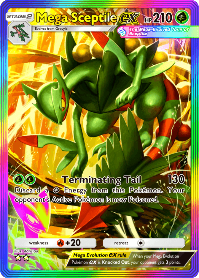 Mega Sceptile ex - card B3-194 in Pokémon TCG Pocket