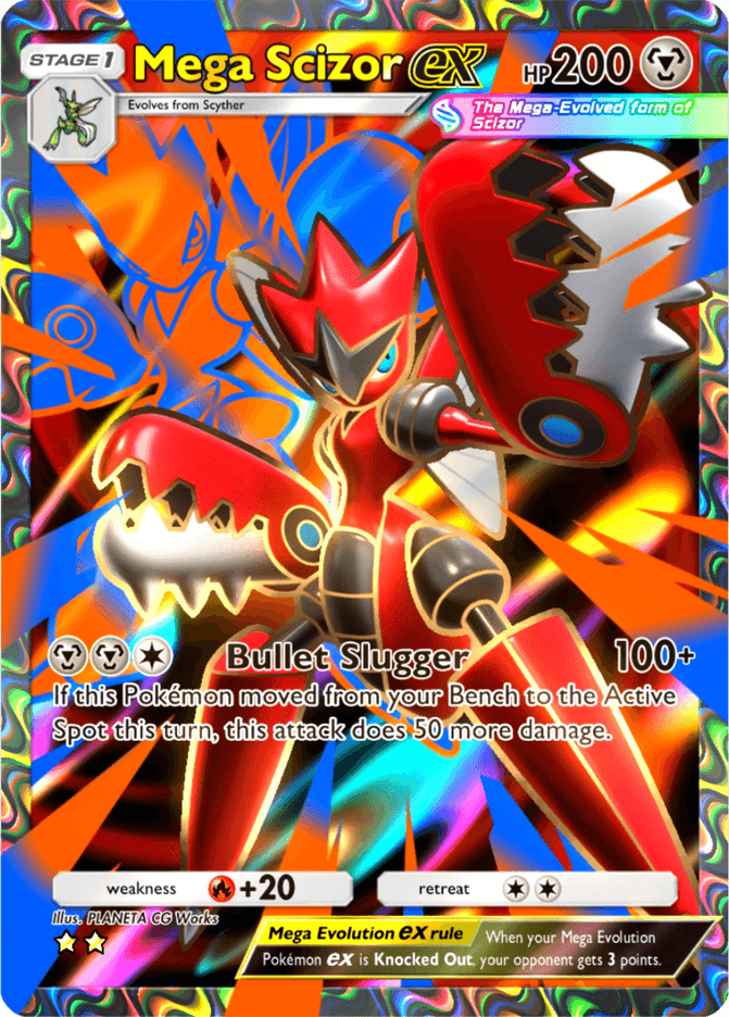 Mega Scizor ex - card B2b-080 in Pokémon TCG Pocket