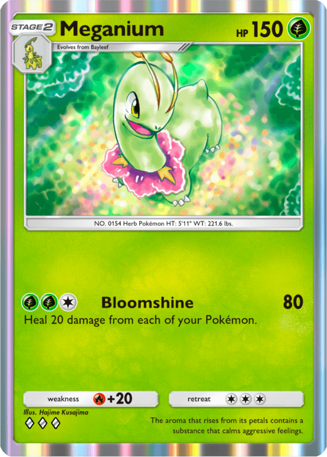 Meganium - card A4-010 in Pokémon TCG Pocket