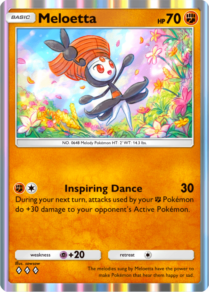 Meloetta - card B3-089 in Pokémon TCG Pocket