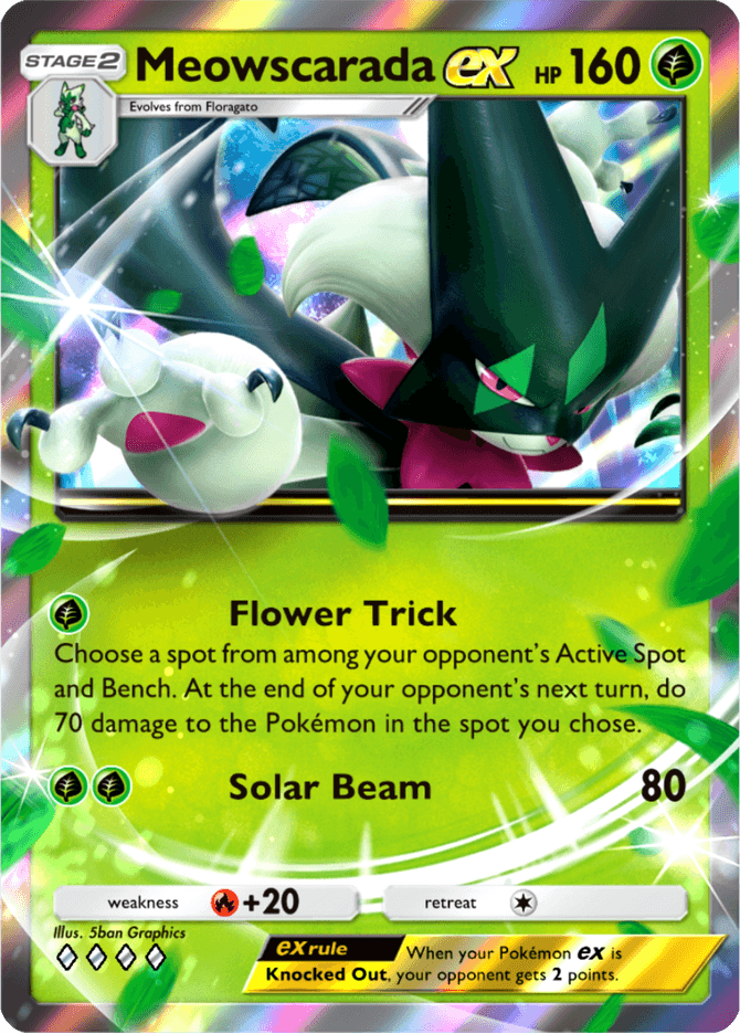 Meowscarada ex - card B2a-003 in Pokémon TCG Pocket