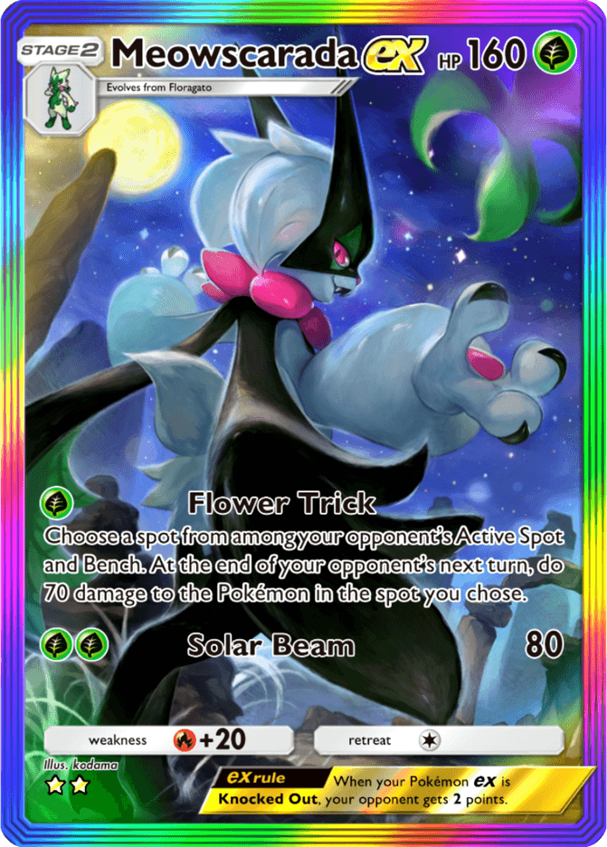 Meowscarada ex - card B2a-110 in Pokémon TCG Pocket