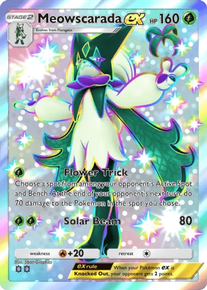 Meowscarada ex - card B3a-104 in Pokémon TCG Pocket