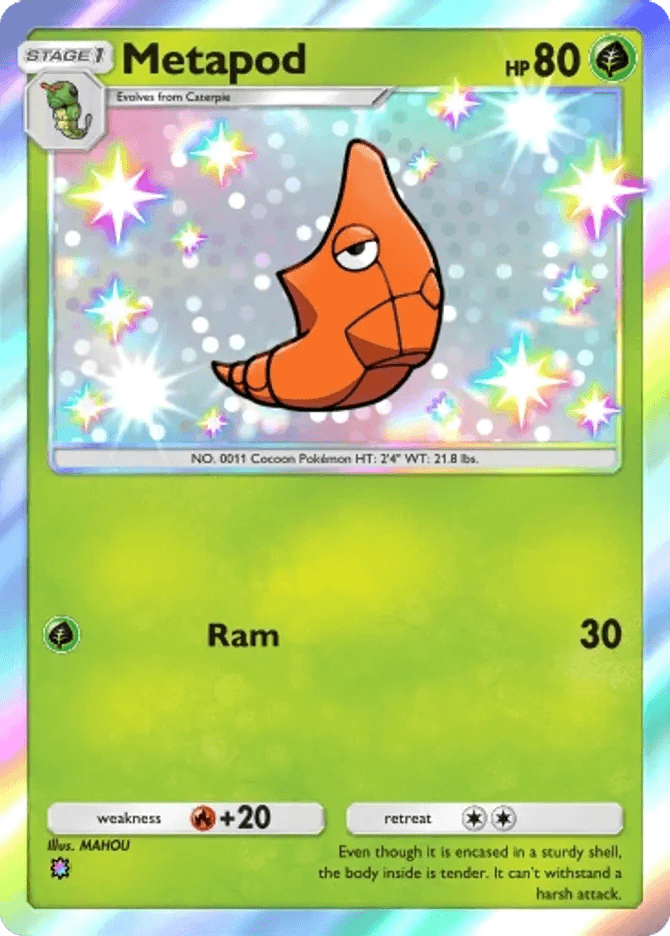 Metapod - card B3b-092 in Pokémon TCG Pocket