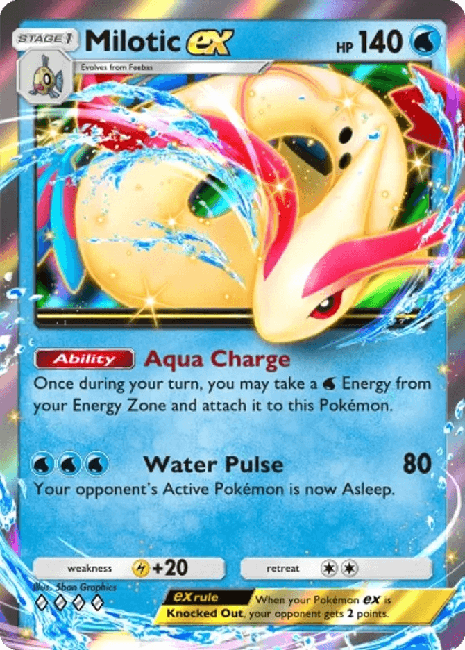 Milotic ex - card B3b-015 in Pokémon TCG Pocket