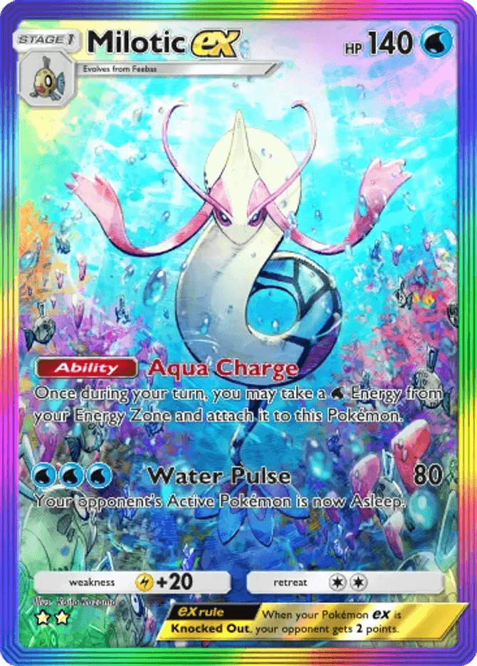 Milotic ex - card B3b-086 in Pokémon TCG Pocket