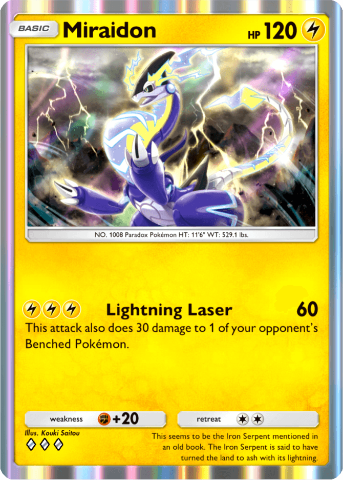 Miraidon - card B2a-045 in Pokémon TCG Pocket