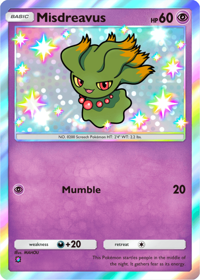 Misdreavus - card A4-220 in Pokémon TCG Pocket