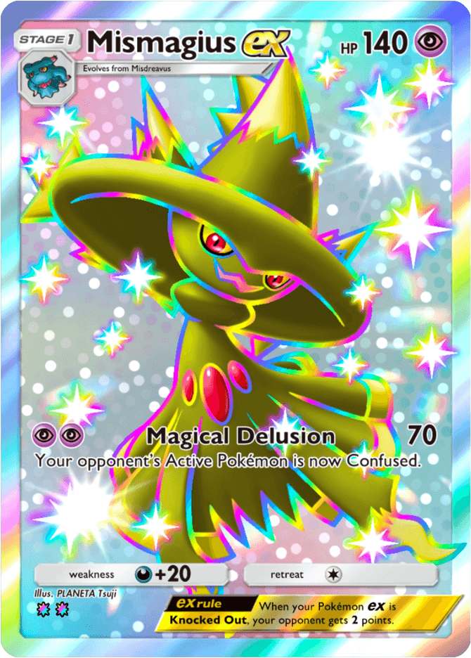 Mismagius ex - card A4-237 in Pokémon TCG Pocket