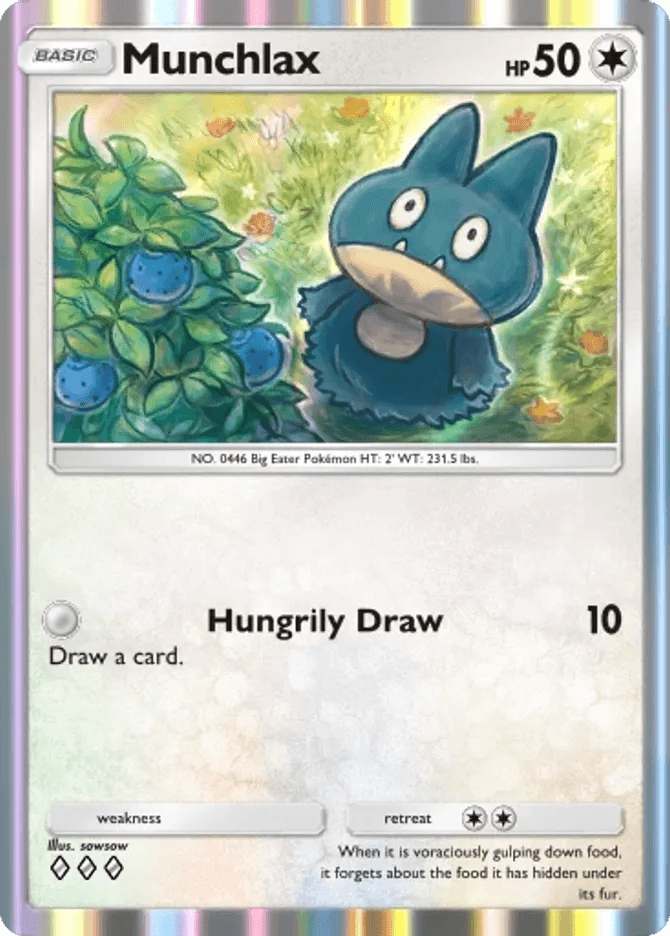 Munchlax - card B3b-054 in Pokémon TCG Pocket