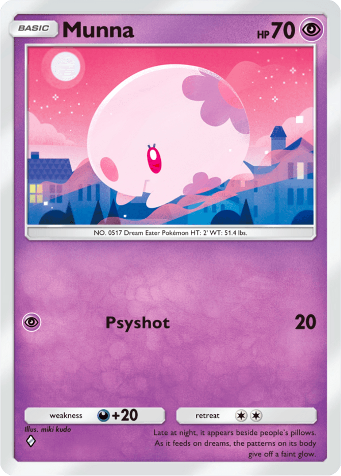 Munna - card A4-090 in Pokémon TCG Pocket