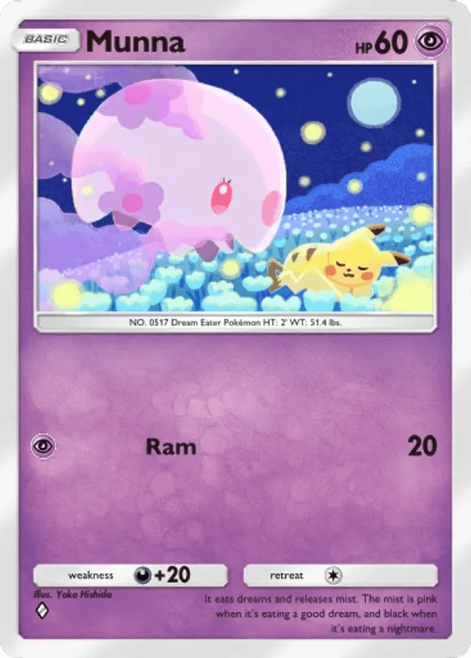 Munna - card B3b-028 in Pokémon TCG Pocket