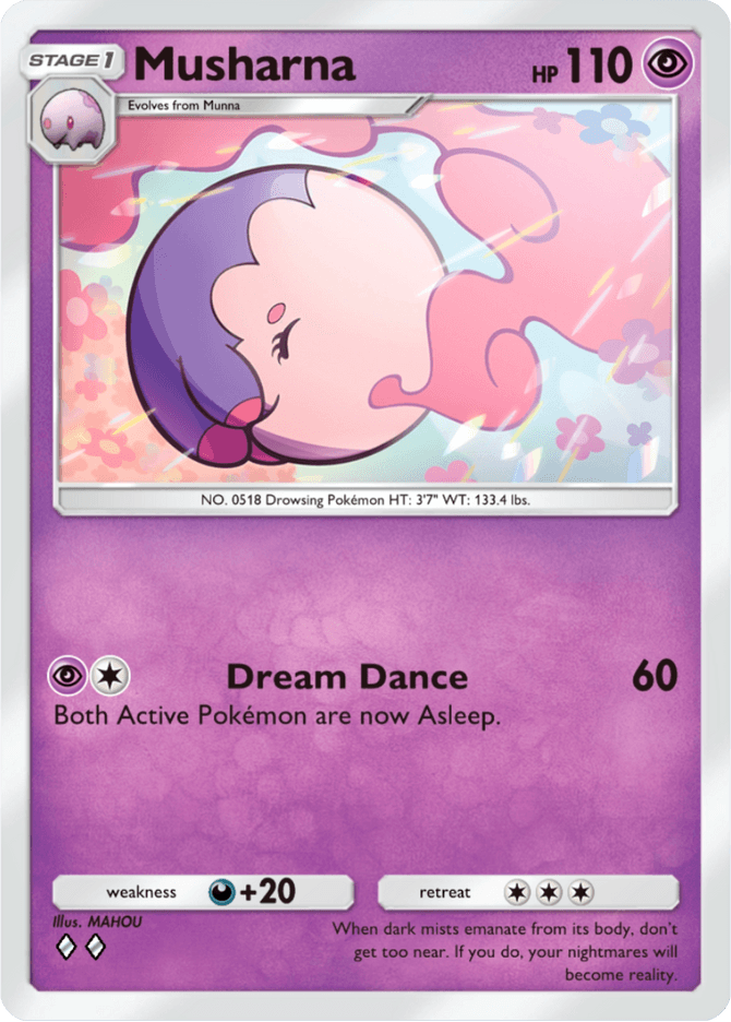 Musharna - card A4-091 in Pokémon TCG Pocket