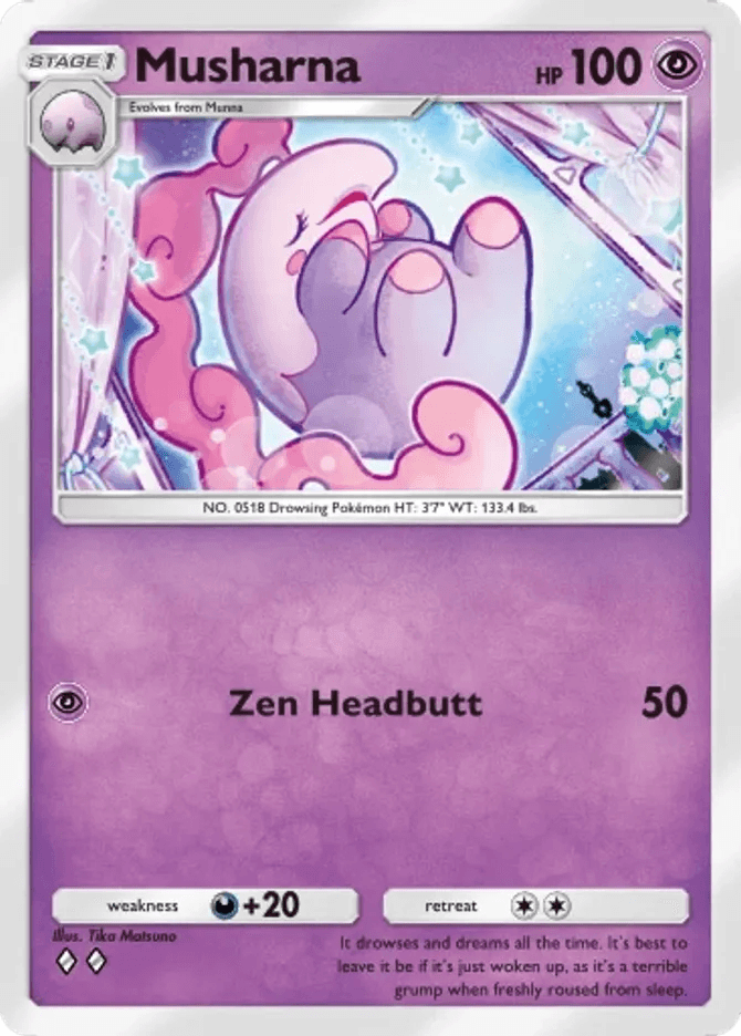 Musharna - card B3b-029 in Pokémon TCG Pocket